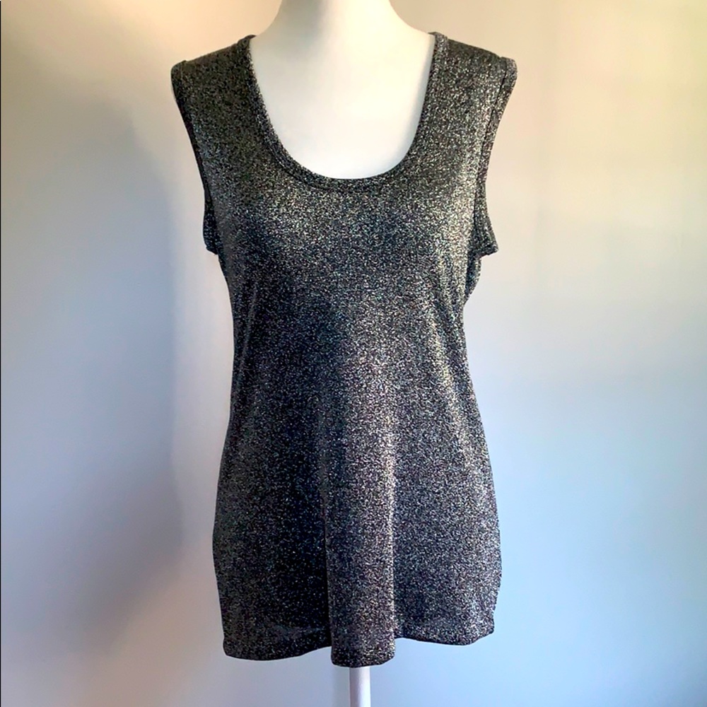 Metallic tank top